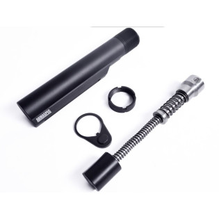 SRS™ буфер отдачи - AR15 GEN4 - BB, Буферная трубка, конечная пластина, корончатая гайка 