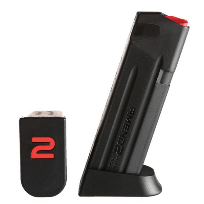 Магазин Amend A2-19 9mm 15 патронов в черном цвете для Glock* 19