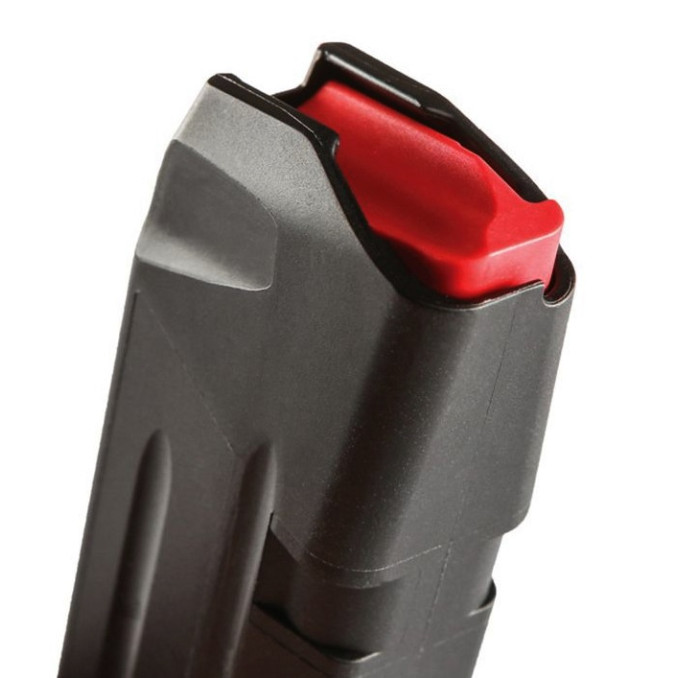 Магазин Amend A2-19 9mm 15 патронов в черном цвете для Glock* 19