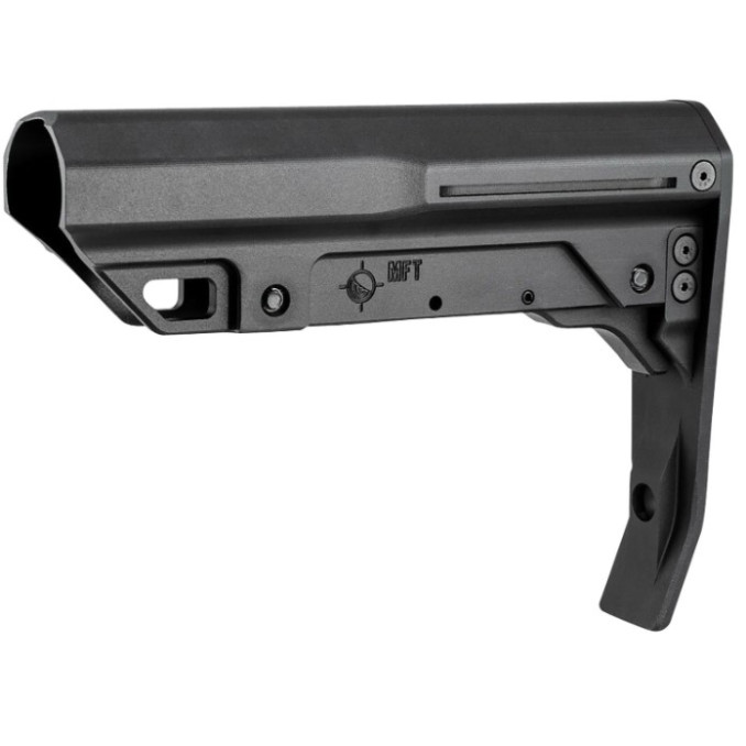 Приклад Battlelink Minimalist Aluminum Stock Mil Spec Tube Size - черный