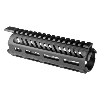 Система для карабина AR15 длиной 7 дюймов чёрного цвета Tekko Metal Drop In MLOK Rail System Black