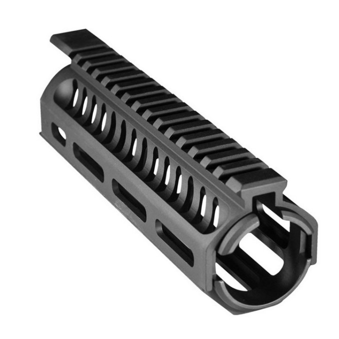 Система для карабина AR15 длиной 7 дюймов чёрного цвета Tekko Metal Drop In MLOK Rail System Black
