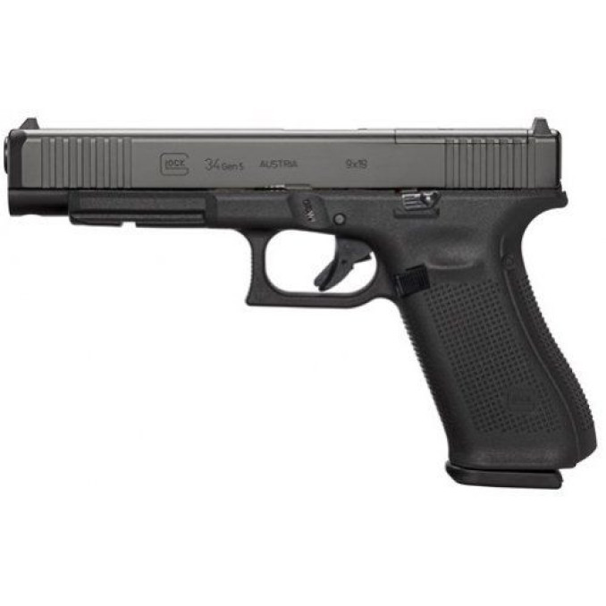 Пістолет спортивний Glock 34 Gen5, Competition, Striker Fired. Повний розмір, калібр 9 мм, 5,31”