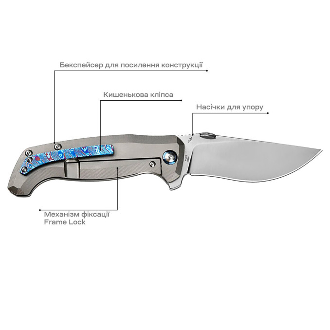 Ніж Artisan Kami S35VN Titanium  