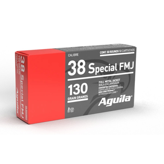 Патрон Aguila 38 Special FMJ 130GR
