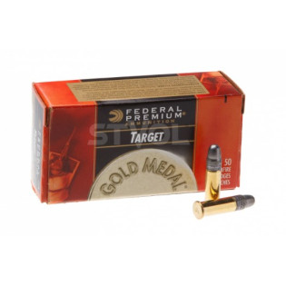 Патрон нарізний Federal Gold-Medal 22LR Solid 2,59гр (40GR)