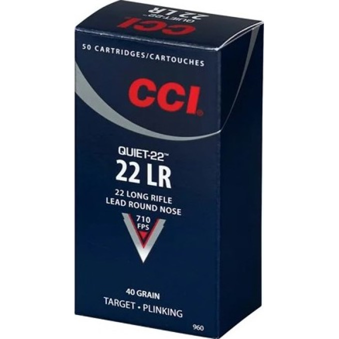 Патрон нарізний CCI Quiet LRN 22LR 2,59 гр