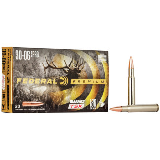 Патрон нарізний Federal Premium 30-06 Spr Barnes TSX 180 GR (11,66 г)