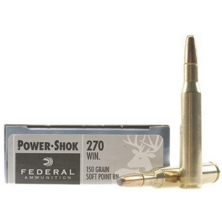 270B Патрон Federal Power-Shok 270Win 20шт/уп