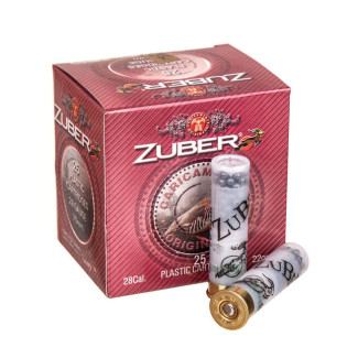 Патрон мисливський Zuber k.28/08/70, №3, 22 г