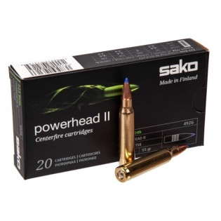 Патрон нарезной Sako Powerhead II Barnes Tipped TSX кал.223Rem 3,56гр