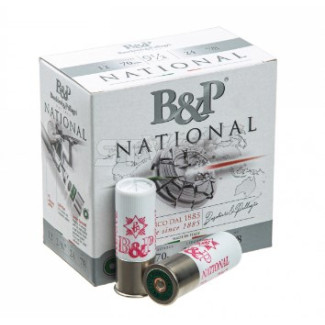 Патрон спортивний B&P NATIONAL к. 12/20/70 25/250 шт. №9.5 24гр
