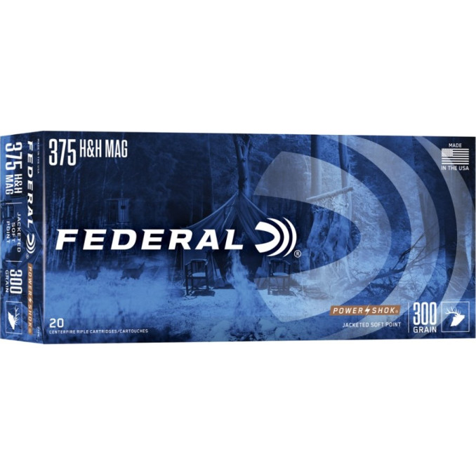 375B Патрон Federal PowerShok 375 H&H 300GR