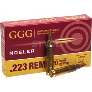 1009176 Патрон нарізний G k.223Rem 77GR (4.99 р.), HPBT NOSLER