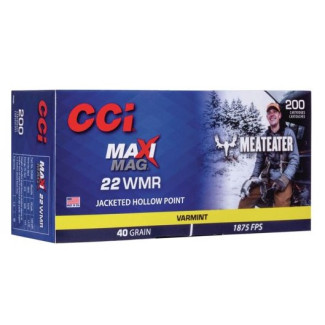 958ME Патрон нарізний CCI, 22WMR, 40gr MAX 200CT