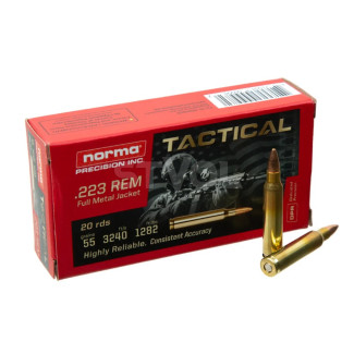 Патрон нарізний Norma Tactical 223 Rem 55gr FMJ