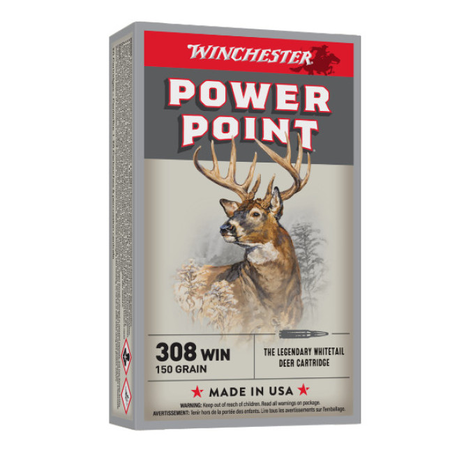 Патрон нарезной Winchester Power-Point .308 Win Power Point 9,72 г (150 Gr)