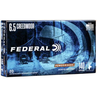 Патрон нарізний Federal Power Shok 6.5 Creedmoor JSP 9,07 г (140 Gr)