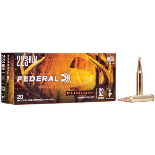 Патрон нарезной Federal Fusion, .223 Rem, FSP, 62 Gr (4 г), 914 м/с