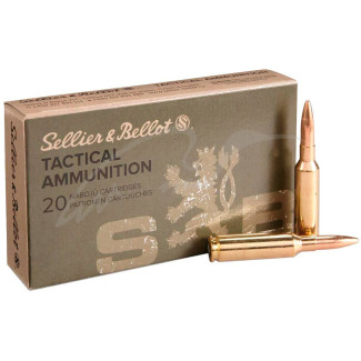 Патрон Sellier & Bellot кал. 6.5 Creedmoor пуля FMJ-BT масса 9,1 грамм/ 140 гран. Нач. скорость 810 м/с.