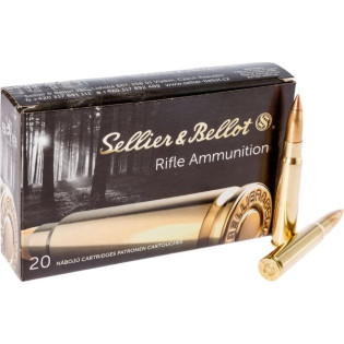 Патрон Sellier & Bellot кал. 8x57JS пуля HPC масса 12,7 г/196 гран. Нач. скорость 783 м/с