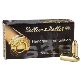 Патрон Sellier & Bellot Subsonic кал. 9 мм (9x19) куля FMJ 9,7 г (150 gr)