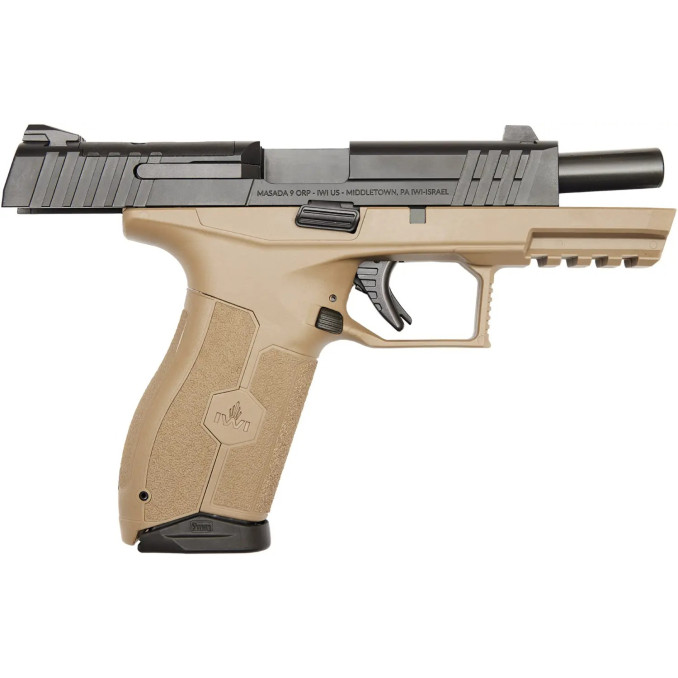 Пистолет спортивный IWI MASADA ORP 4.1" кал. 9 мм (9х19). FDE