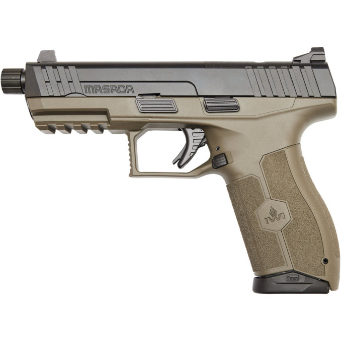 Пістолет спортивний IWI MASADA ORP Tactical 4.45" кал. 9 мм (9х19). OD Green
