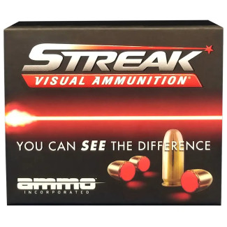 Патрон Ammo Inc Streak кал. 9мм (9х19) куля TMC 124 гран (8,03 г). Червоний