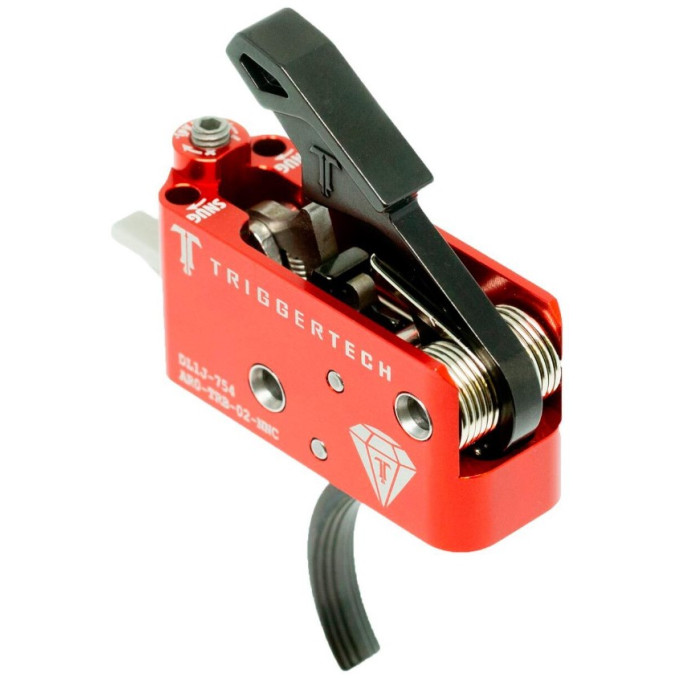 УСМ TriggerTech Diamond Curved для AR15. Регулируемый двухступенчатый