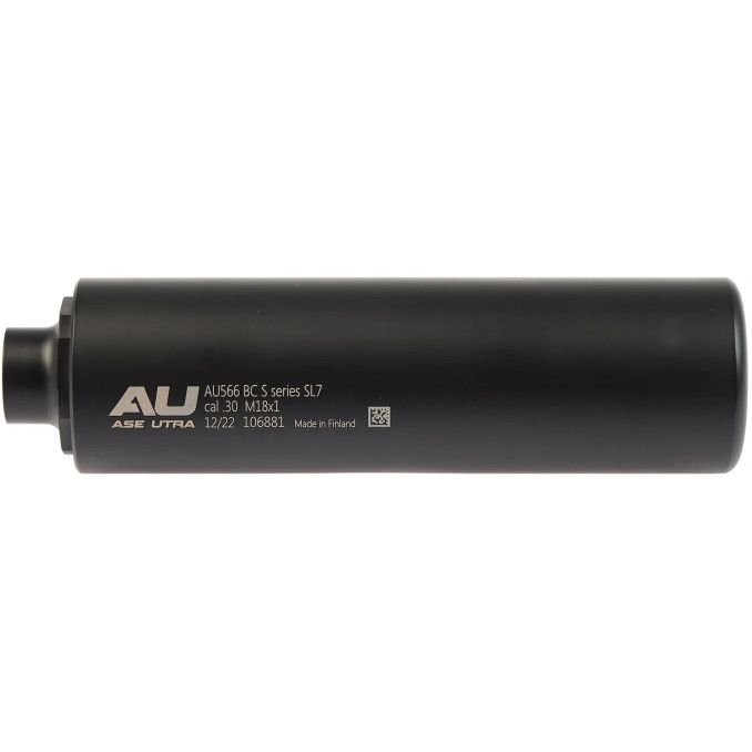 Саундмодератор Ase Utra SL7 CeraKote .30 (под кал. 270 Win; 7x64; 7mm Rem Mag; 308 Win; 30-06 и 300 Win Mag). Резьба - M18x1.