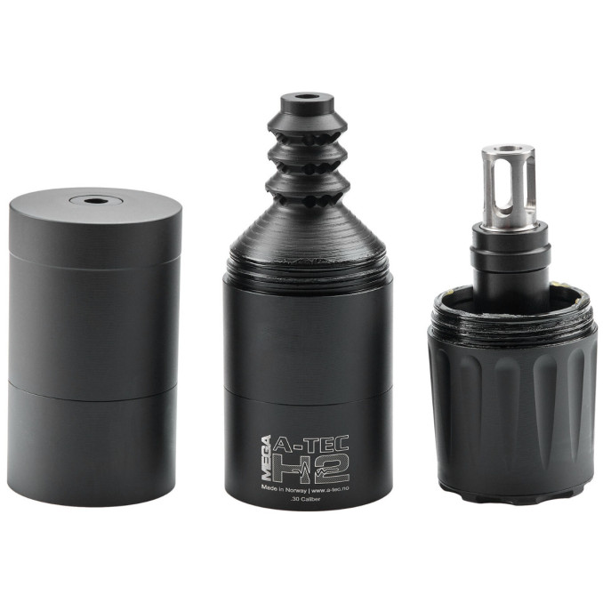Саундмодератор A-TEC Mega H2. Кал. - .30. Резьба - M18x1