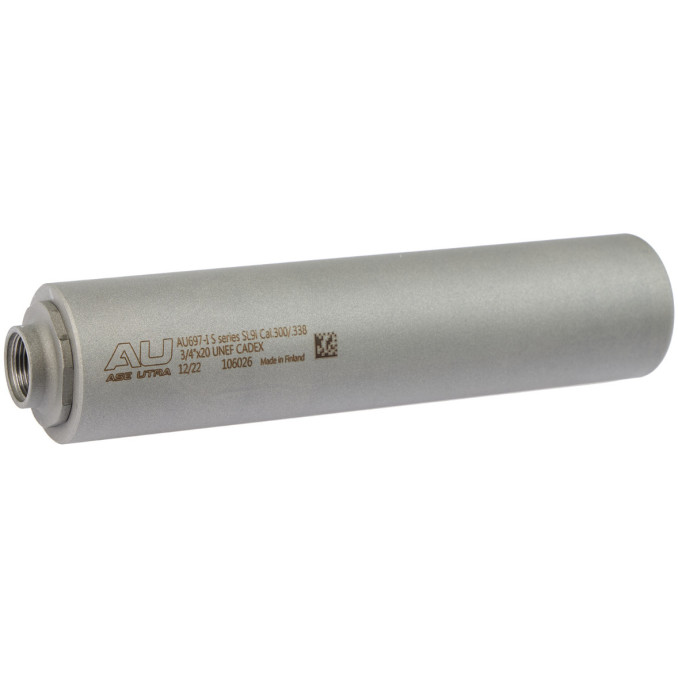 Саундмодератор Ase Utra SL9i .300-.338 (под кал. 9,3x62; 9,3х64; 9,3x74 R; 300 Win Mag; 338 Win Mag и 338 Lapua Mag). Резьба - 3/4"-20 UNEF CADEX