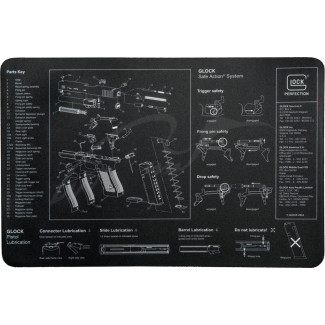 Коврик настольний Glock со схемой GlockGen4 ц:черный