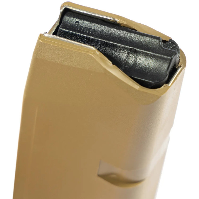 Магазин Glock 19X Coyote 9 мм (9×19) на 17 набоїв