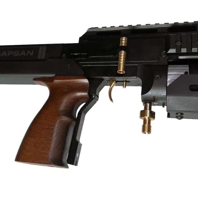 Гвинтівка пневматична ZBROIA PCP Sapsan TAC кал. 4,5 мм. 550/300. Коричневий