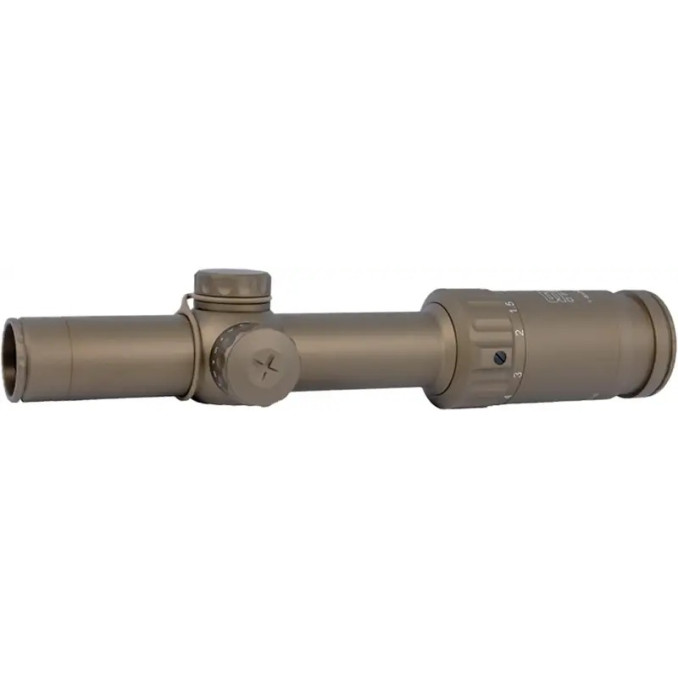 Приціл оптичний ELCAN SAI 1-6x24 сітка 5.56 BDC RAF. Coyote Brown