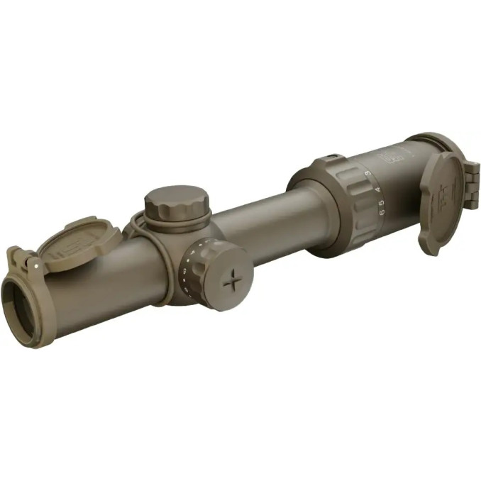 Приціл оптичний ELCAN SAI 1-6x24 сітка 5.56 BDC RAF. Coyote Brown
