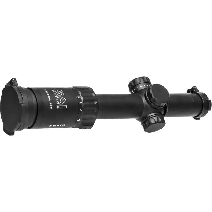 Приціл оптичний ELCAN SAI 1-6x24 сітка MIL-A RAF. Black