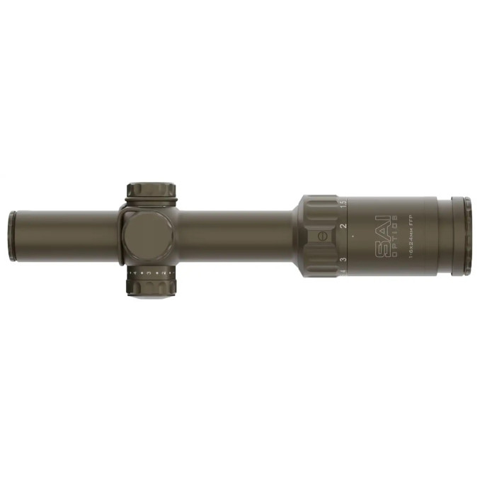 Прицел оптический ELCAN SAI 1-6x24 сетка 7.62 BDС RAF. Coyote Brown