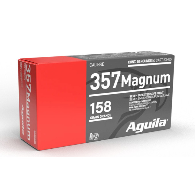 Патрон Aguila 357 Magnum SJSP 158GR