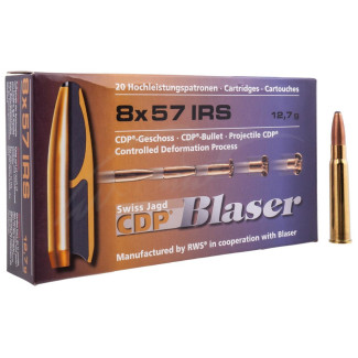 Патрон Blaser кал. 8x57 JRS куля CDP маса 12,7 грама/ 196 гран