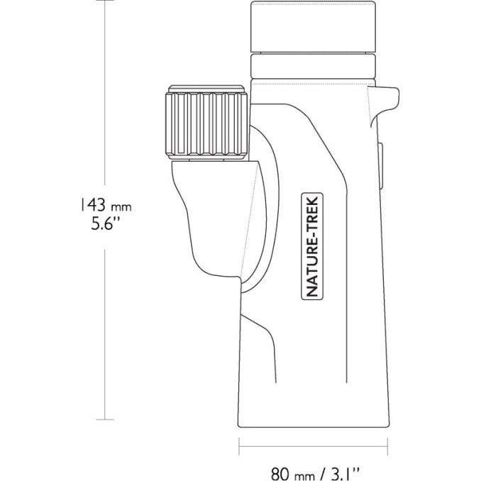 Монокуляр Hawke Nature-Trek 10х42 ц: зеленый