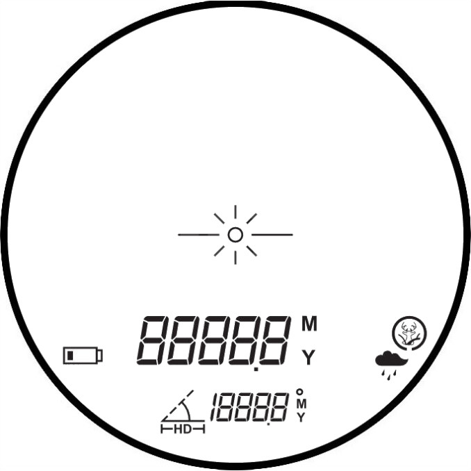 Дальномер лазерный Hawke Vantage LCD 6x21 900м