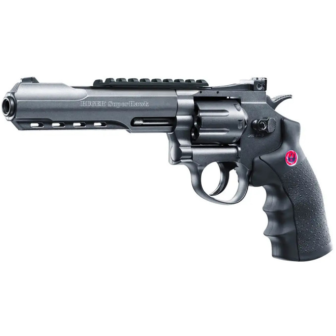 Револьвер страйкбольный Umarex Ruger Super Hawk CO2 кал. 6 мм. Black