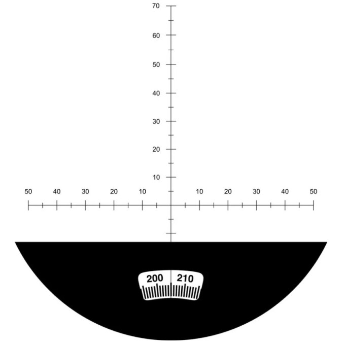 Монокуляр Hawke Endurance ED Marine 7х42 с компасом и дальномерной сеткой. Синий