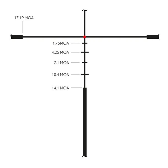 Оптичний приціл Hawke Endurance FD 1.7-10x44 сітка LR2 з підсвіткою