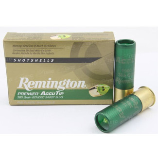 Патрон Remington Premier кал.12/76 куля AccuTip Bonded маса 24,9 грам 385 гран