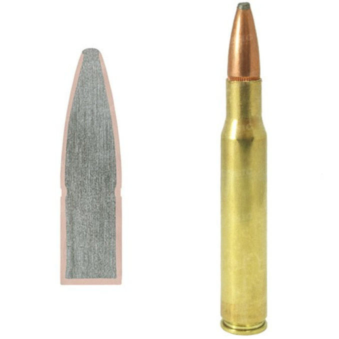 Патрон Remington кал.300 Weatherby Mag пуля Core-Lokt Pointed Soft Point масса 11,7 грамм 180 гран
