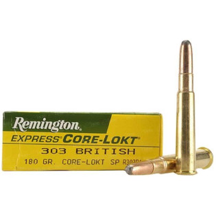 Патрон Remington кал.303 British пуля Core-Lokt Soft Point масса 11,7 грамм 180 гран
